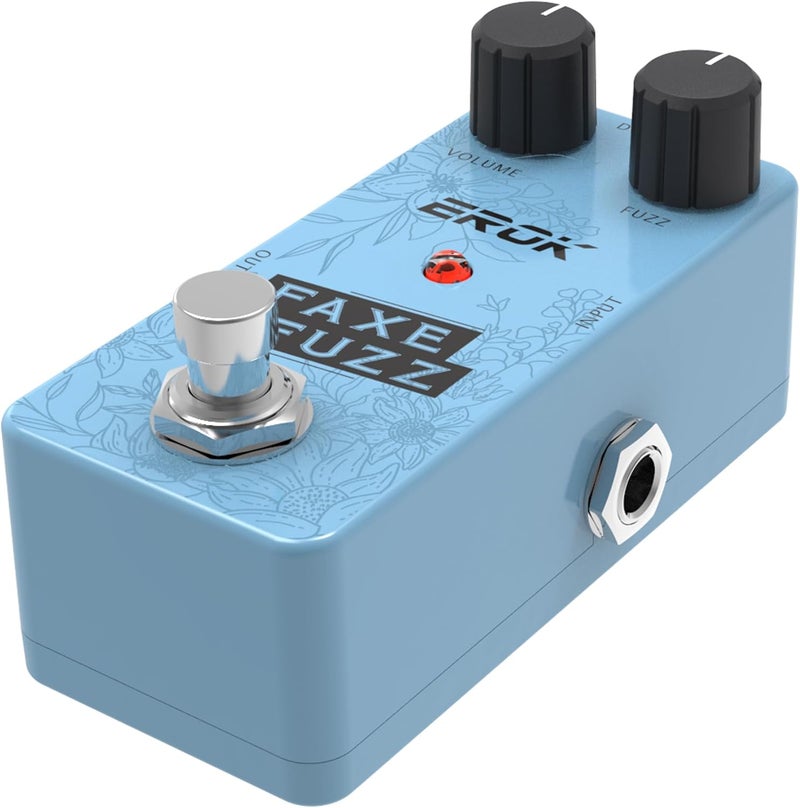 EROK FAXE FUZZ Guitar Effect Pedal, Classic Fuzz Tone with Great Clean - Up on Low Volume Input, True Bypass - Image 5